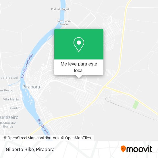 Gilberto Bike mapa