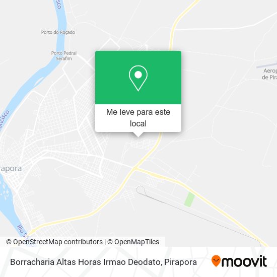 Borracharia Altas Horas Irmao Deodato mapa