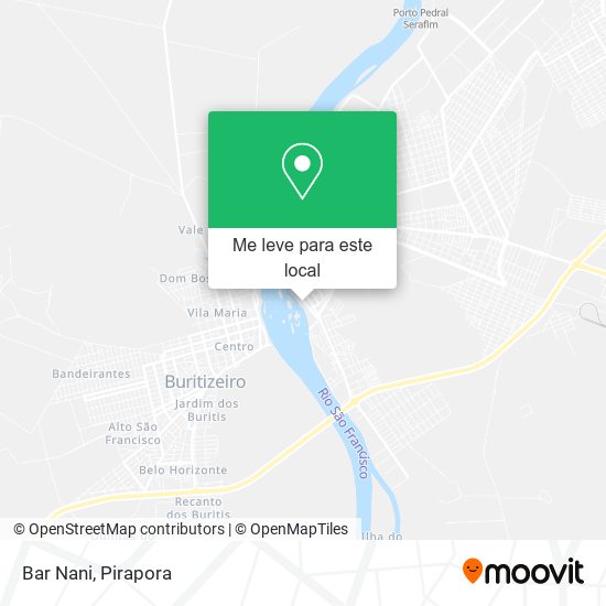 Bar Nani mapa