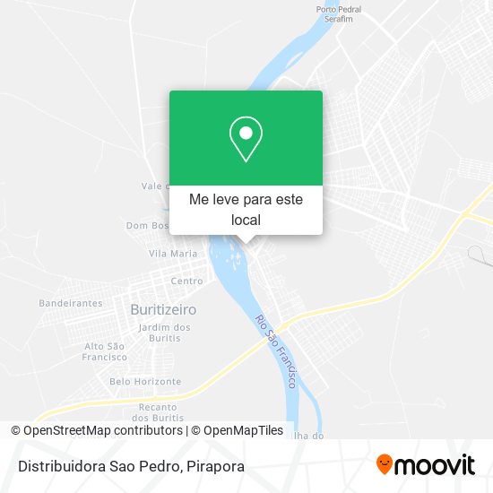 Distribuidora Sao Pedro mapa