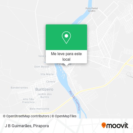 J B Guimarães mapa