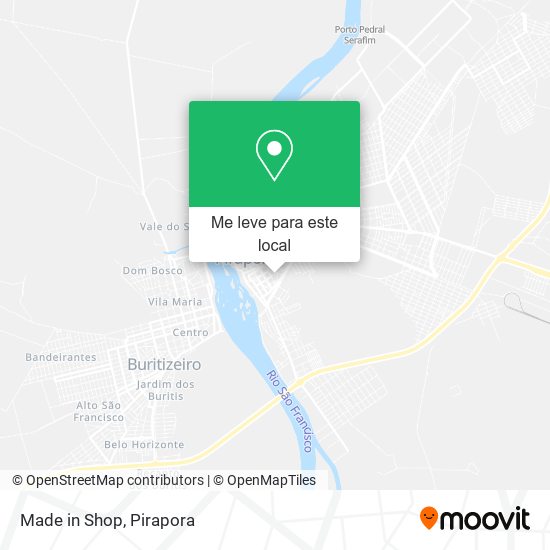 Made in Shop mapa