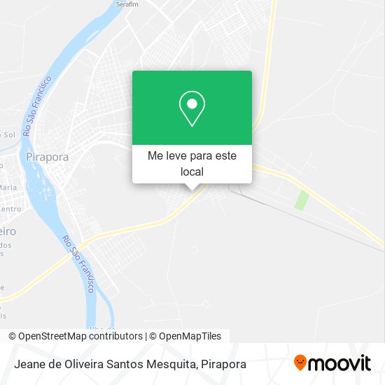 Jeane de Oliveira Santos Mesquita mapa
