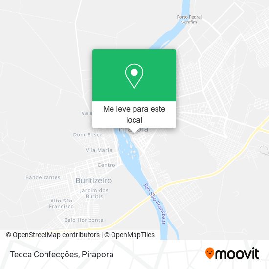 Tecca Confecções mapa