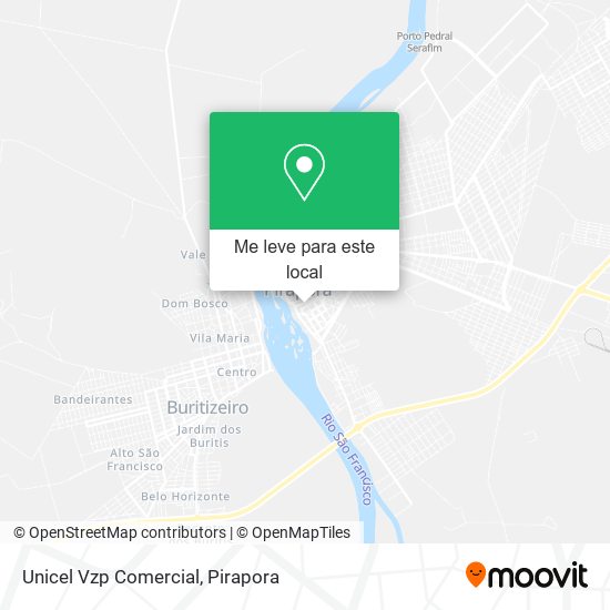 Unicel Vzp Comercial mapa