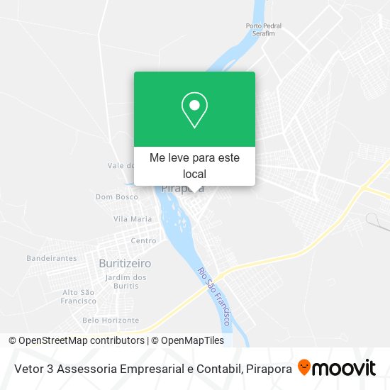 Vetor 3 Assessoria Empresarial e Contabil mapa