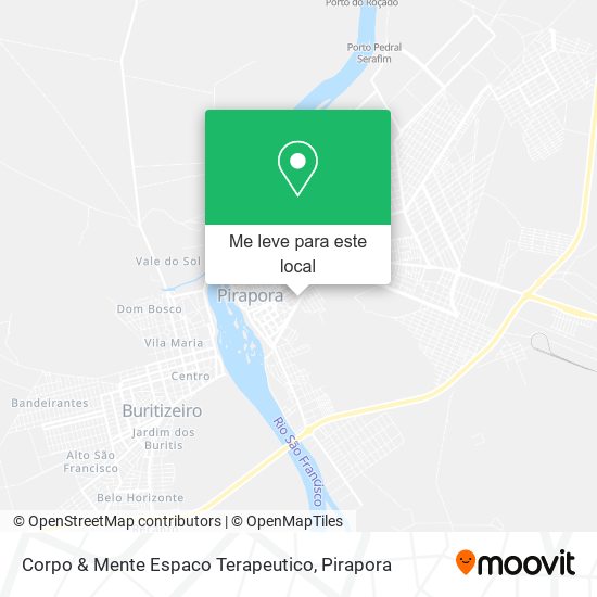 Corpo & Mente Espaco Terapeutico mapa