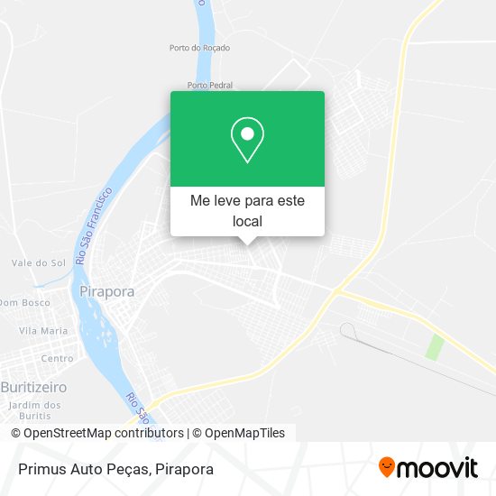 Primus Auto Peças mapa