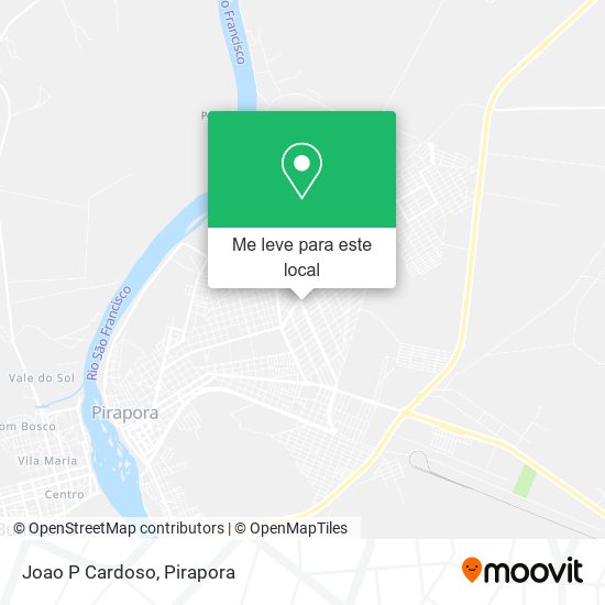 Joao P Cardoso mapa