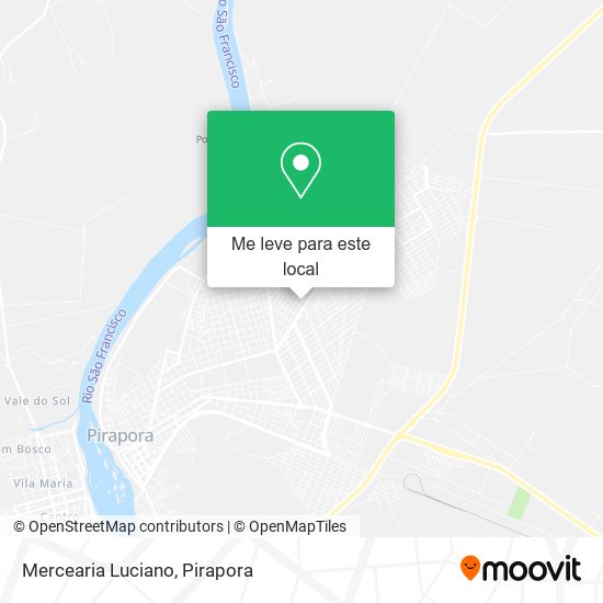 Mercearia Luciano mapa