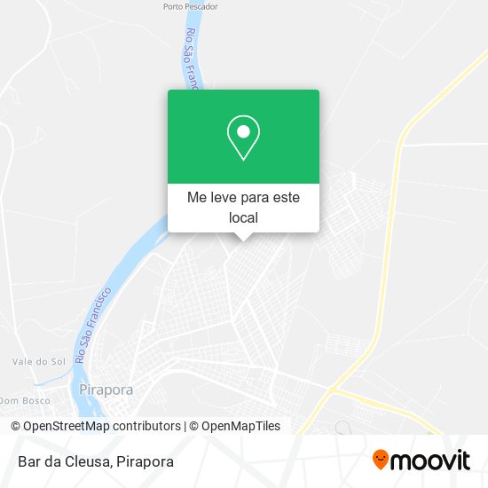 Bar da Cleusa mapa
