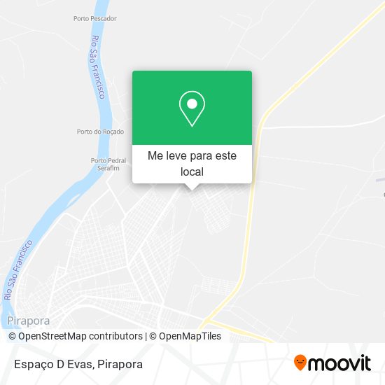 Espaço D Evas mapa