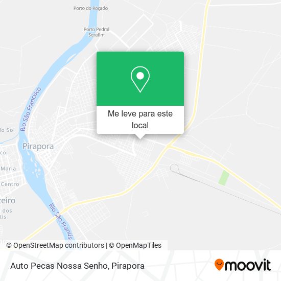 Auto Pecas Nossa Senho mapa