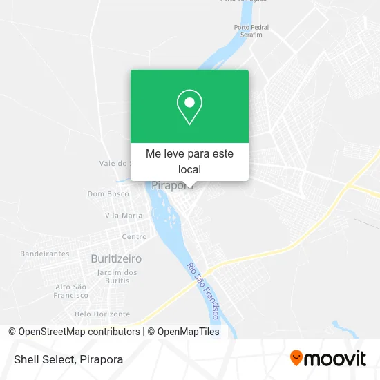 Shell Select mapa