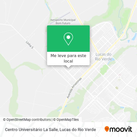 Centro Universitário La Salle mapa