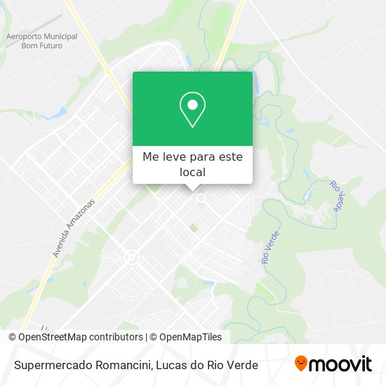 Supermercado Romancini mapa