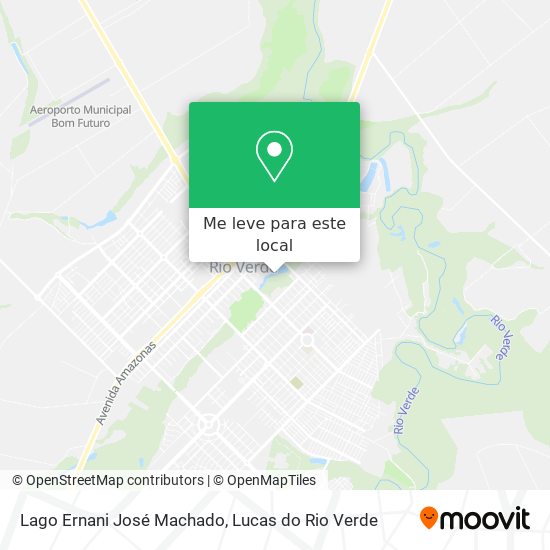 Lago Ernani José Machado mapa