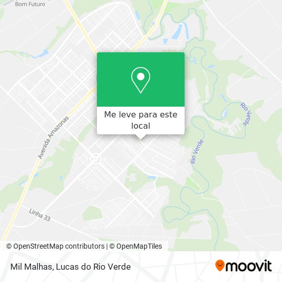 Mil Malhas mapa