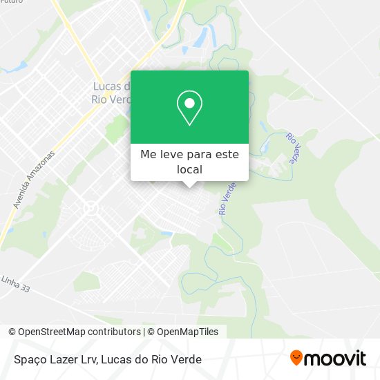 Spaço Lazer Lrv mapa