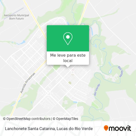 Lanchonete Santa Catarina mapa