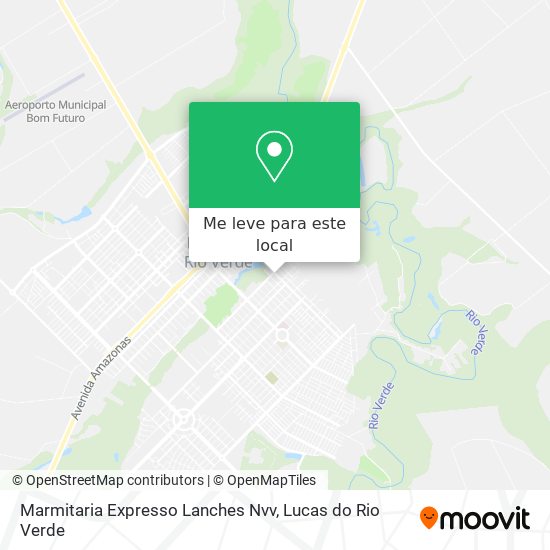 Marmitaria Expresso Lanches Nvv mapa