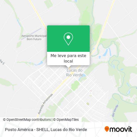 Posto América - SHELL mapa
