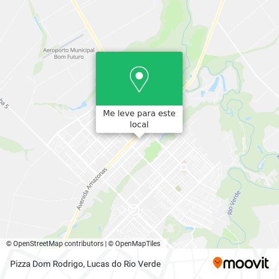 Pizza Dom Rodrigo mapa