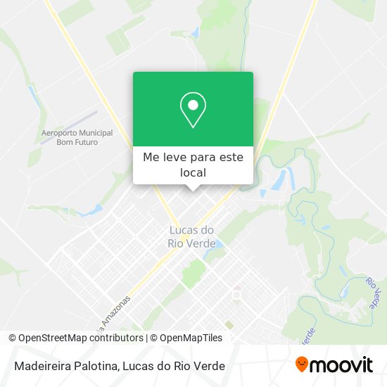 Madeireira Palotina mapa