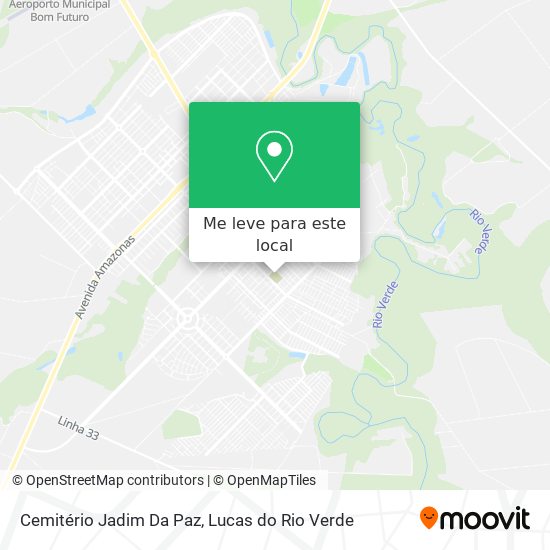 Cemitério Jadim Da Paz mapa