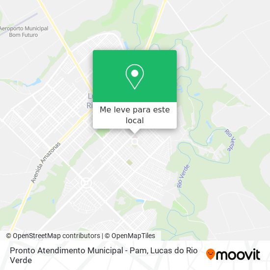 Pronto Atendimento Municipal - Pam mapa