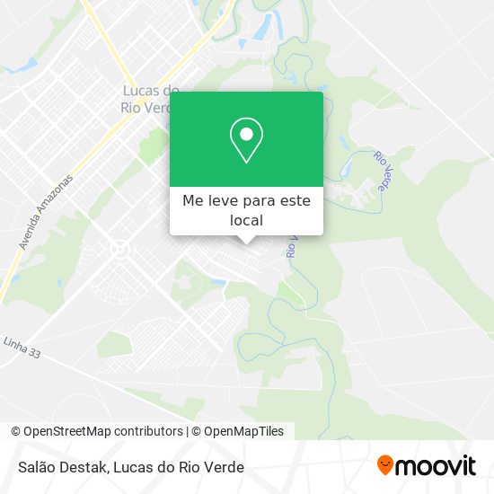 Salão Destak mapa