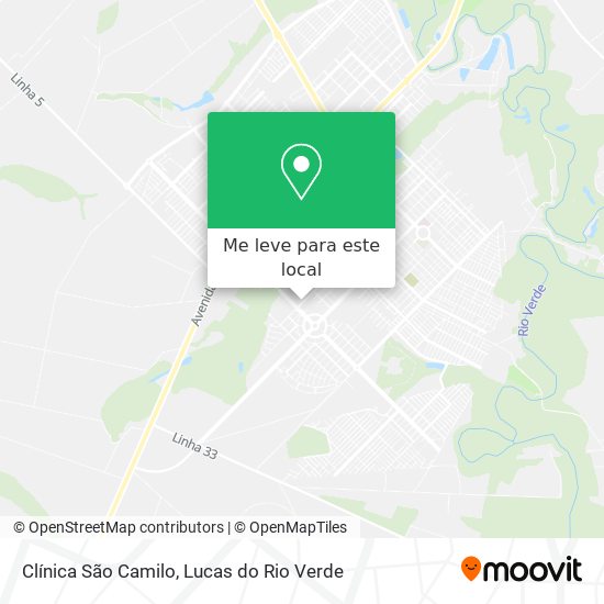 Clínica São Camilo mapa
