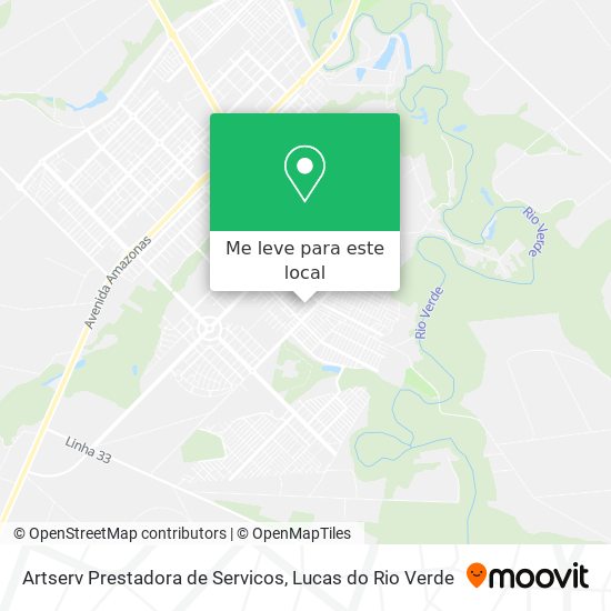 Artserv Prestadora de Servicos mapa