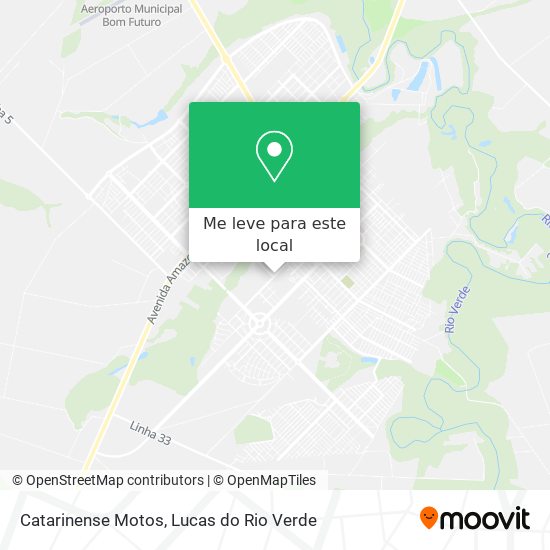 Catarinense Motos mapa