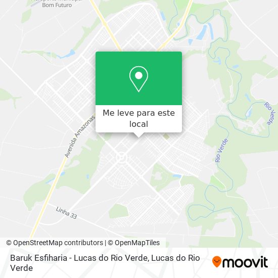 Baruk Esfiharia - Lucas do Rio Verde mapa