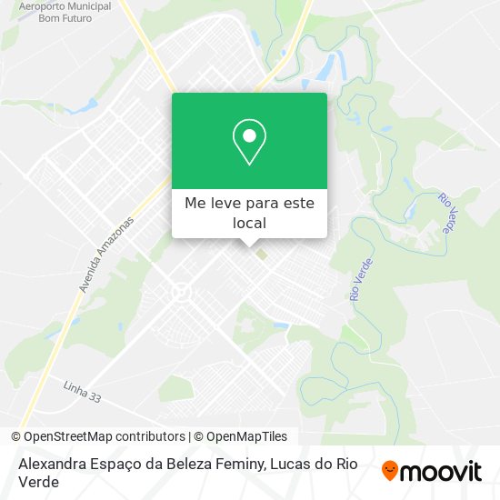 Alexandra Espaço da Beleza Feminy mapa