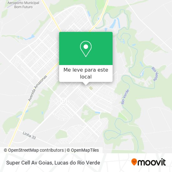 Super Cell Av Goias mapa