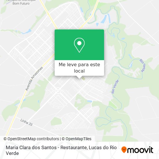 Maria Clara dos Santos - Restaurante mapa