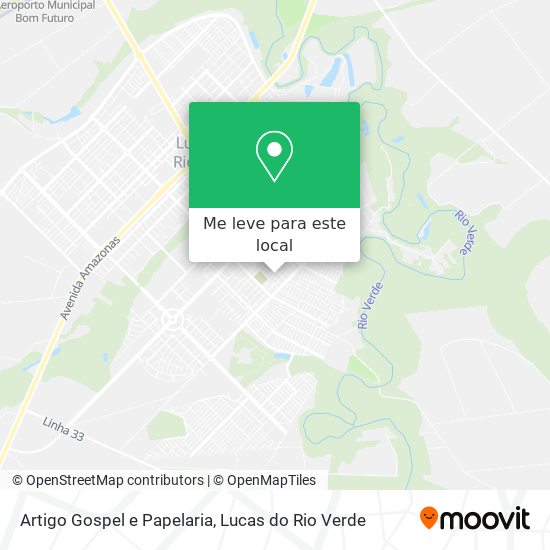 Artigo Gospel e Papelaria mapa