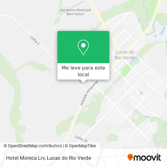 Hotel Monica Lrv mapa