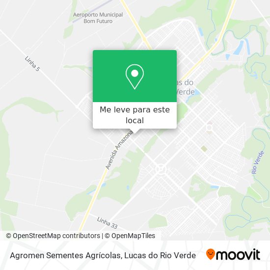 Agromen Sementes Agrícolas mapa