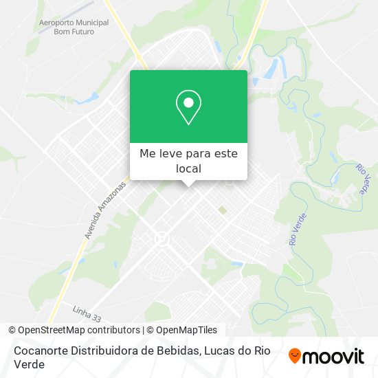 Cocanorte Distribuidora de Bebidas mapa