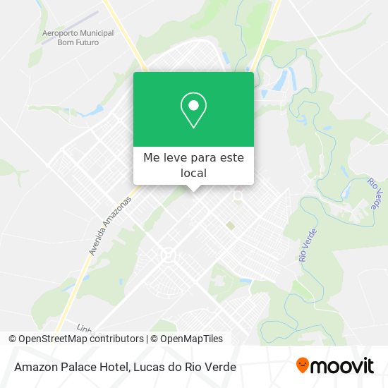 Amazon Palace Hotel mapa