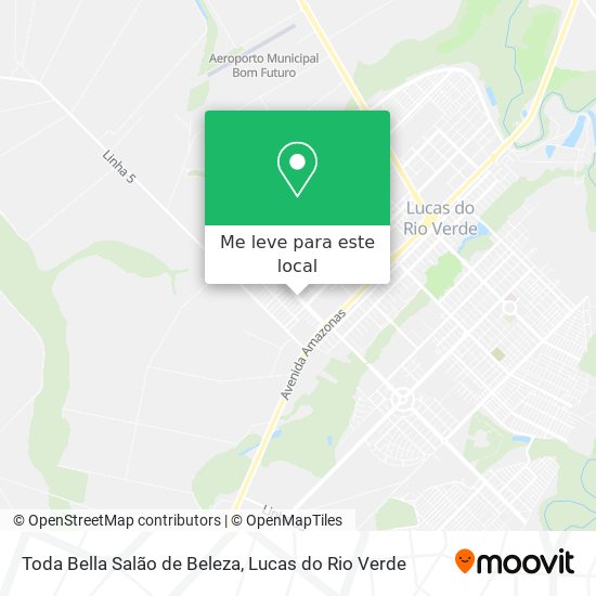 Toda Bella Salão de Beleza mapa