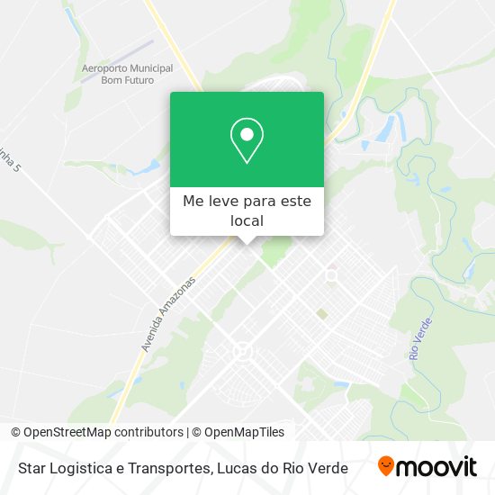 Star Logistica e Transportes mapa