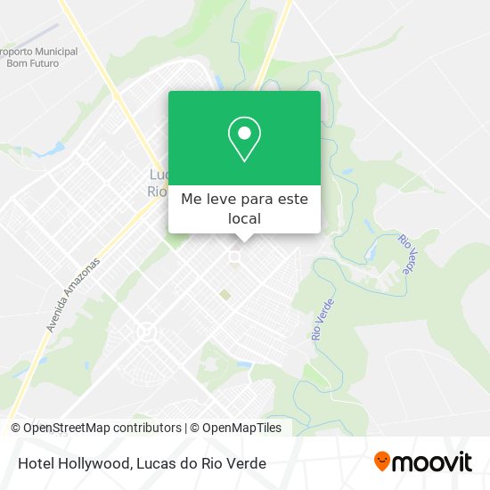 Hotel Hollywood mapa