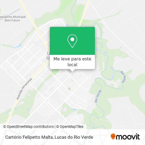 Cartório Felipetto Malta mapa