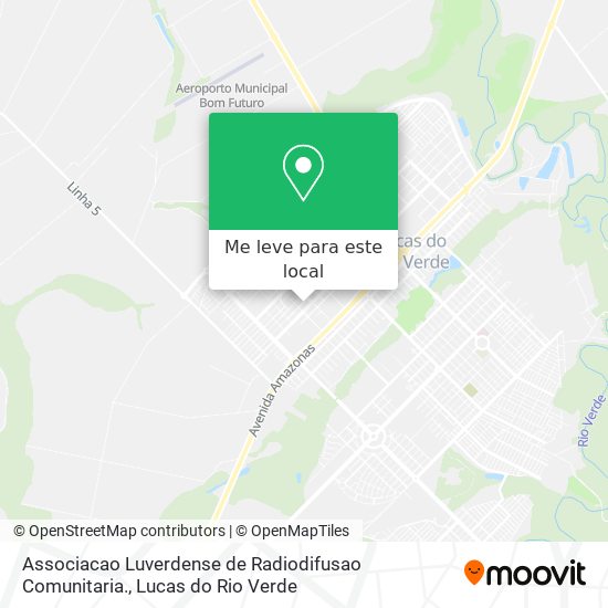Associacao Luverdense de Radiodifusao Comunitaria. mapa