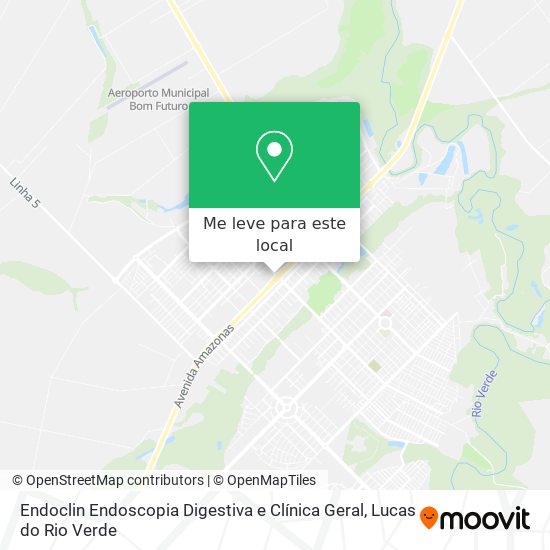 Endoclin Endoscopia Digestiva e Clínica Geral mapa