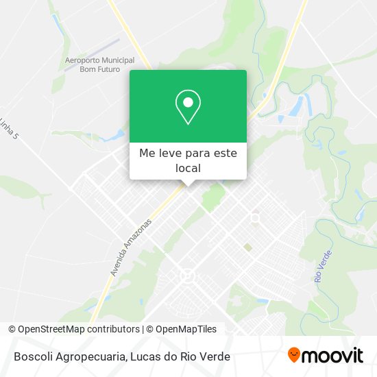 Boscoli Agropecuaria mapa